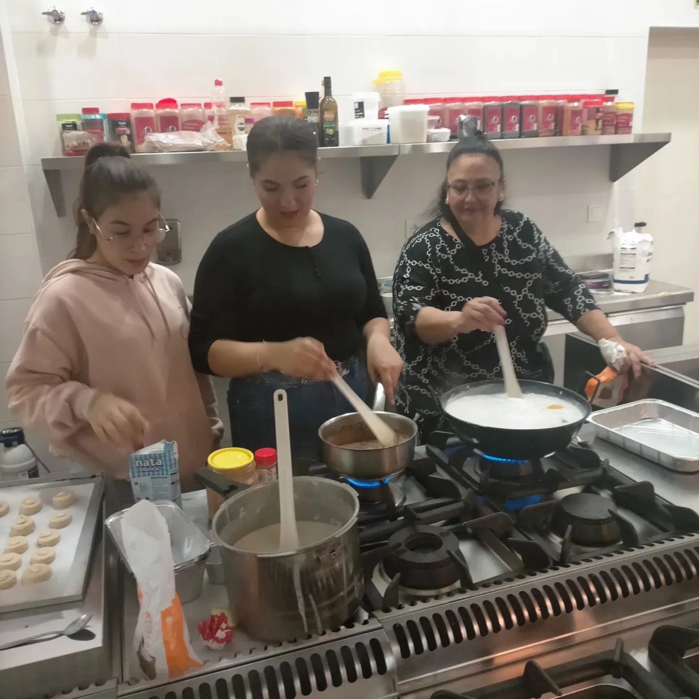   Cocina navideña intergeneracional