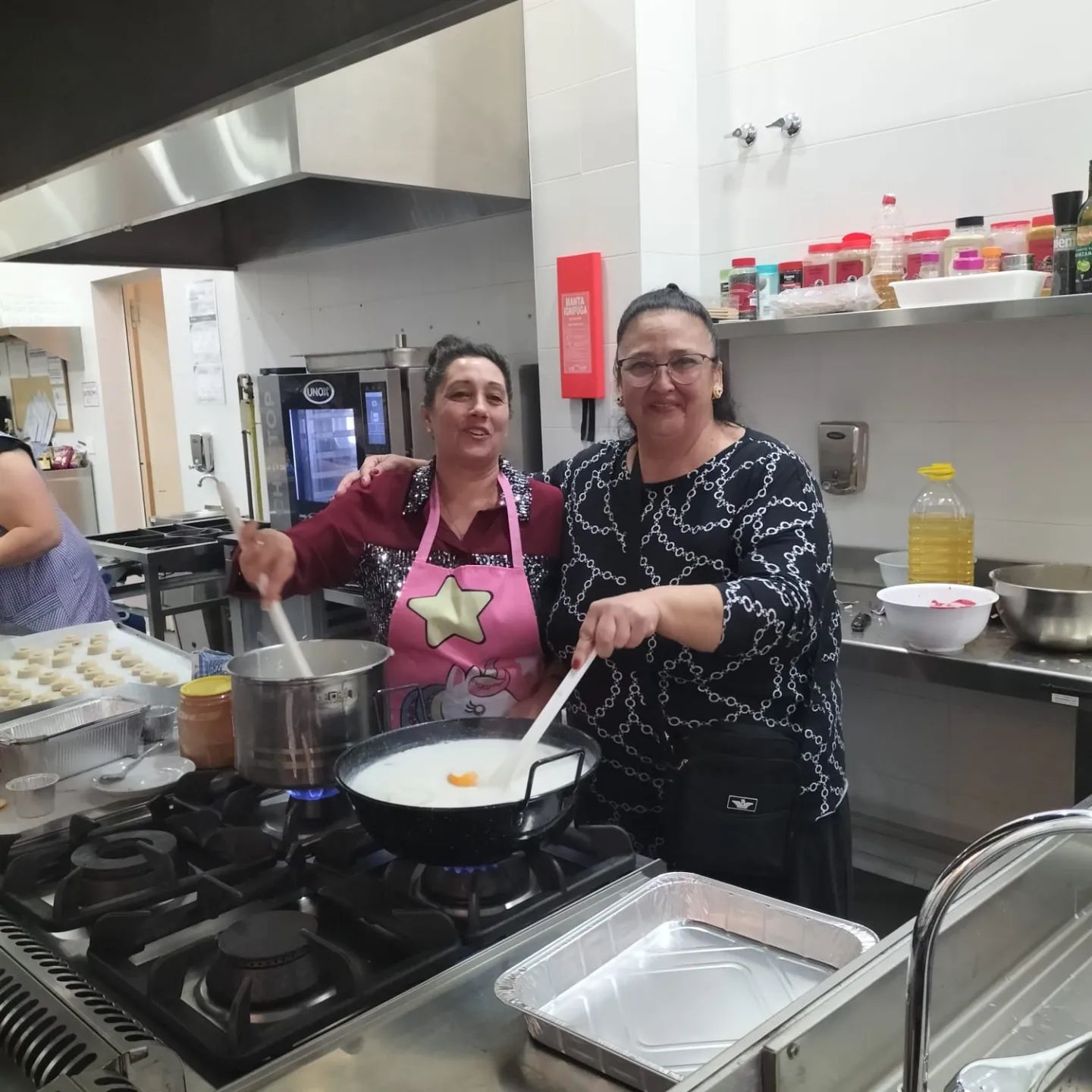   Cocina navideña intergeneracional