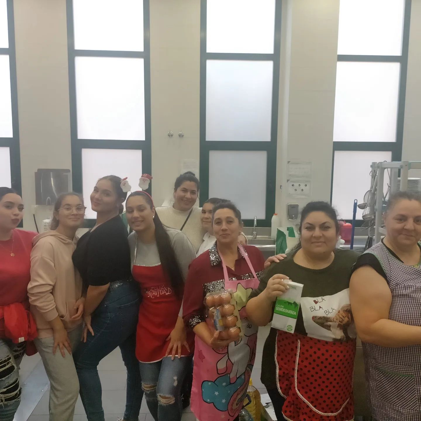   Cocina navideña intergeneracional