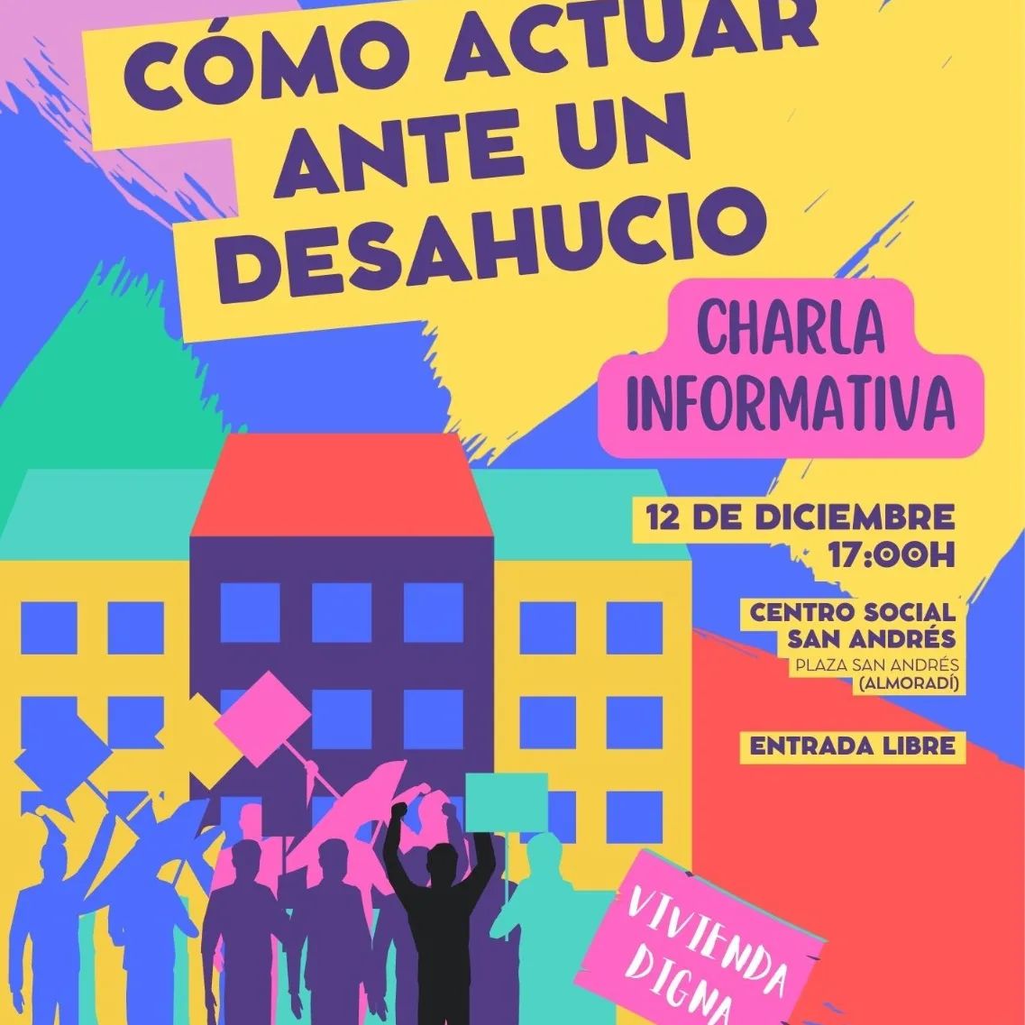    Charla informativa: cómo actuar ante un desahucio