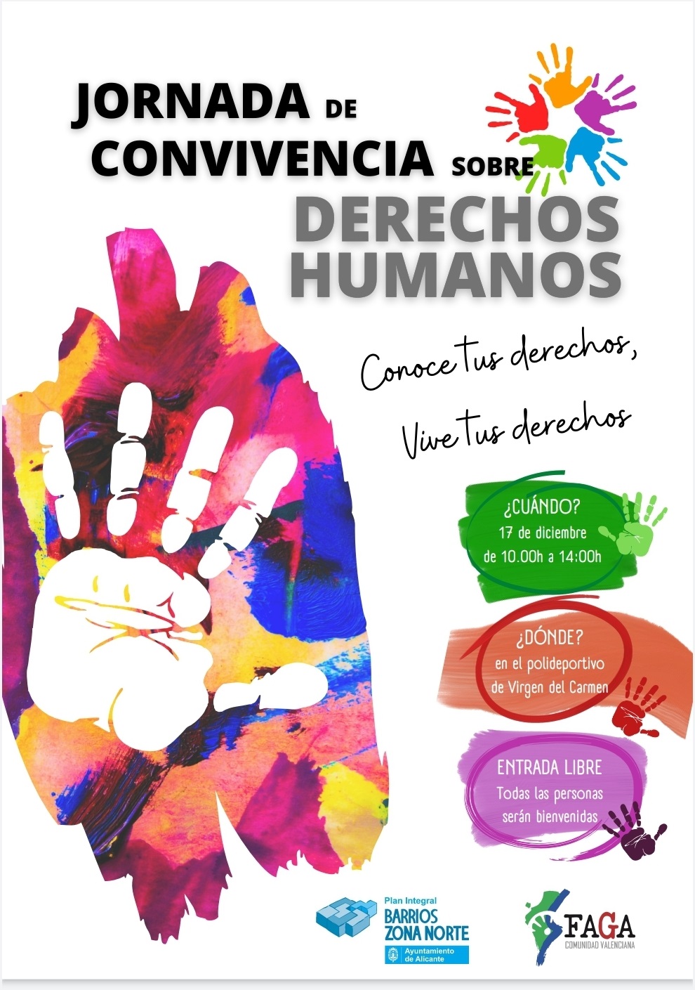    Jornada Derechos Humanos: conoce tus derechos, vive tus derechos