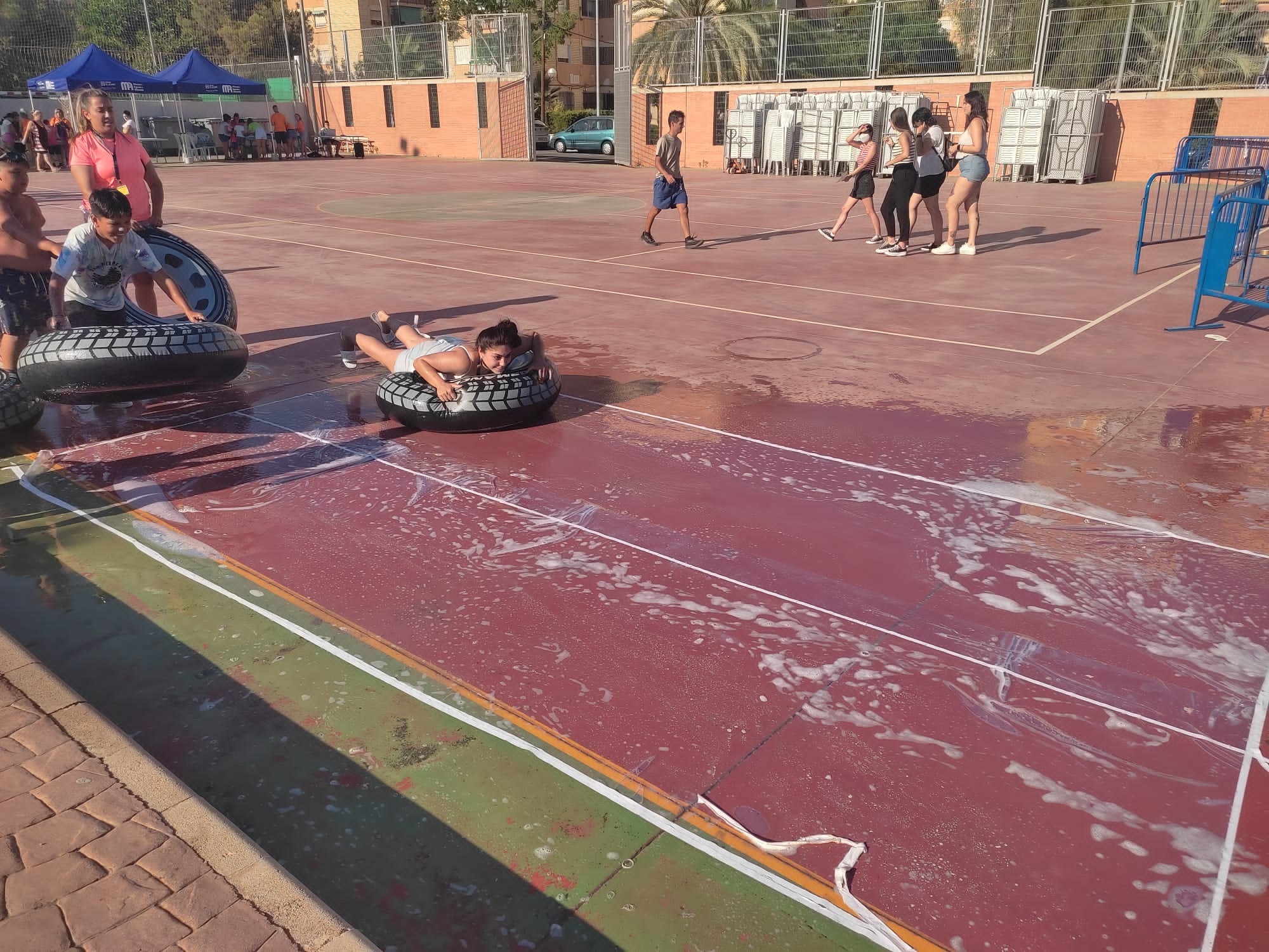 Participamos en las fiestas del barrio Virgen del Carmen