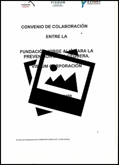 Convenio de colaboración entre FUNDACiÓN JORGE ALIÓ Y FAGA Alicante