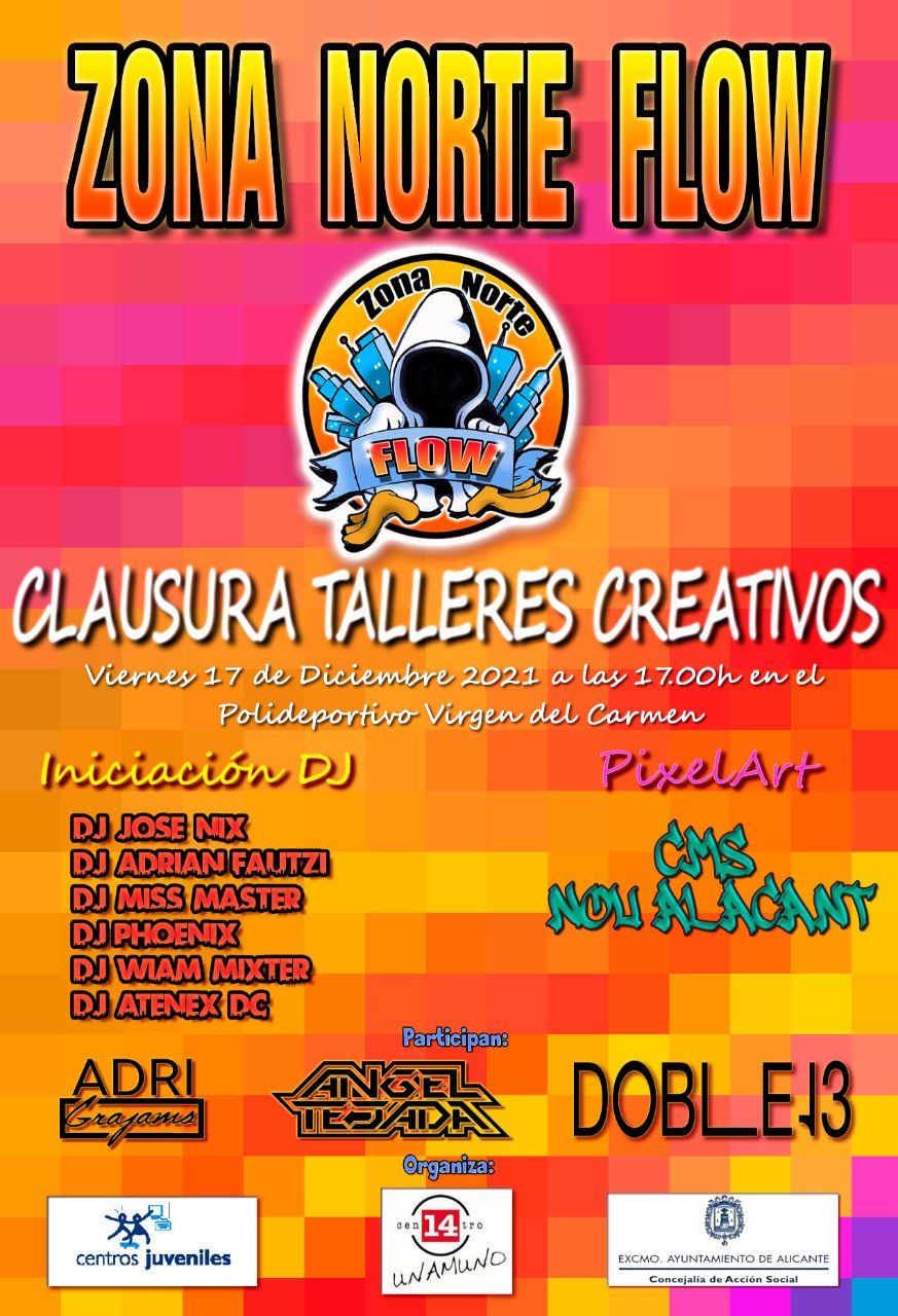 Asistimos a la clausura de talleres Zona Norte Flow   ”  