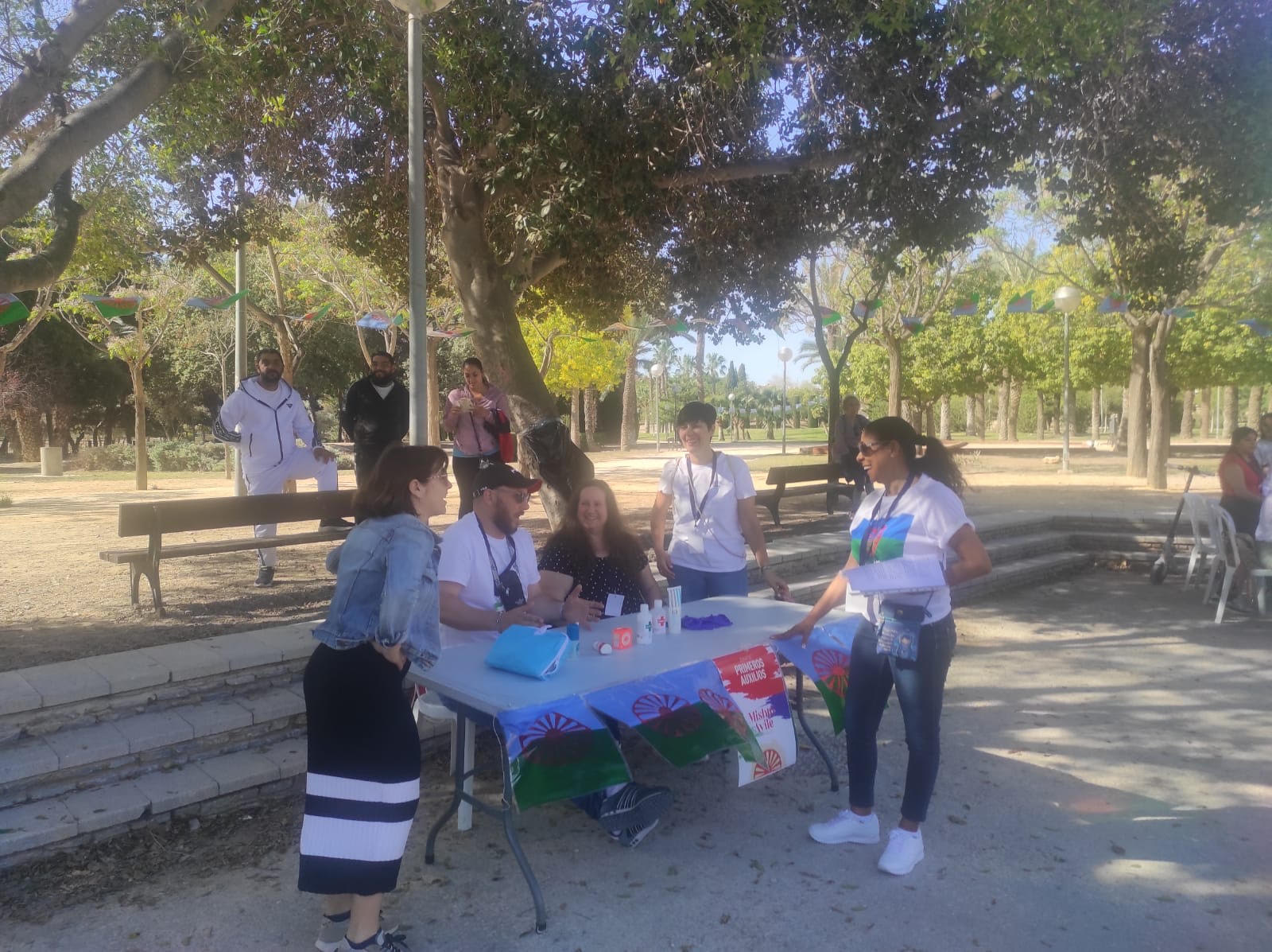  Acto día del pueblo gitano en el parque Lo Morant. 