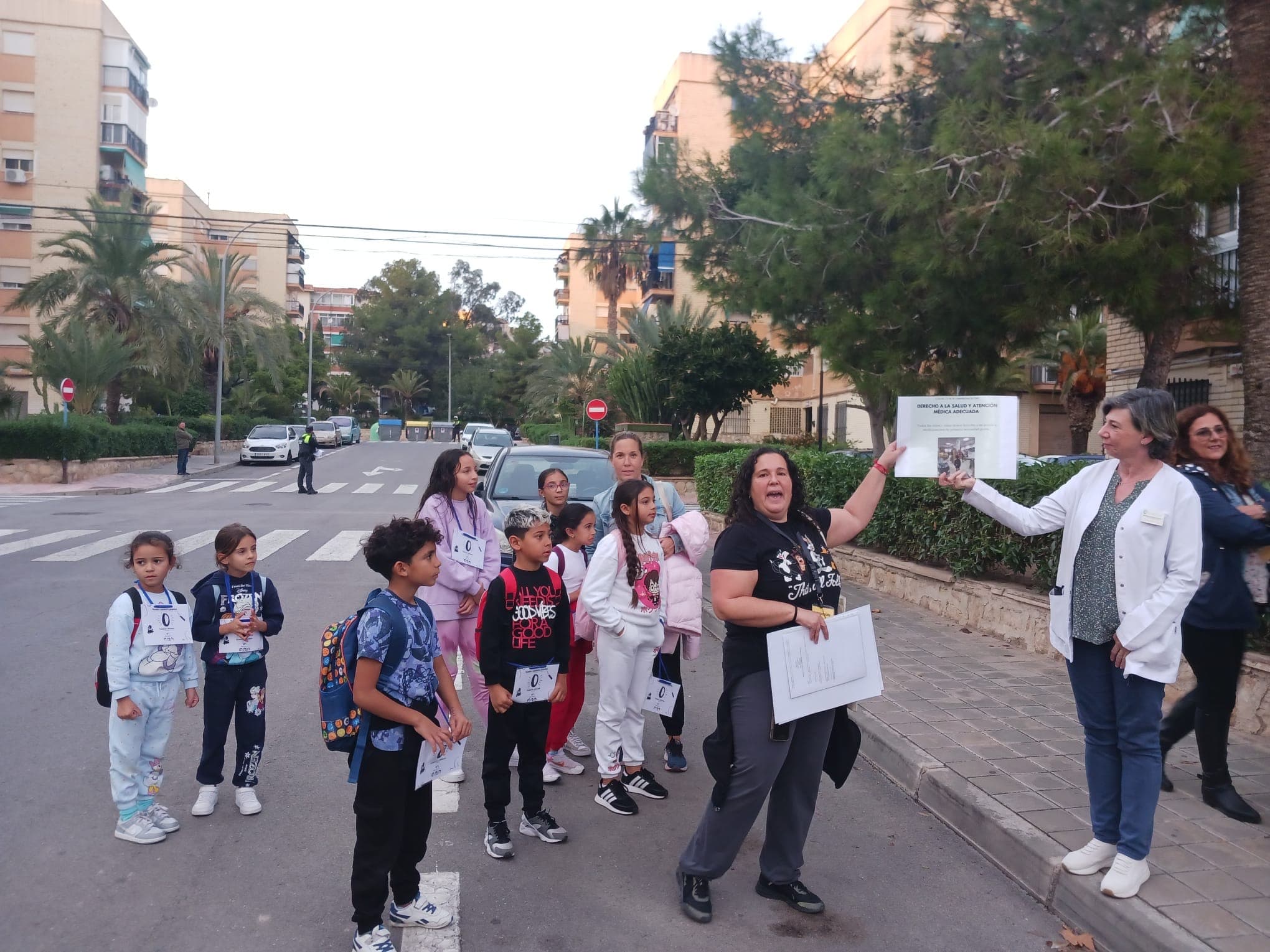 Marcha comunitaria por los derechos del niño/a. 
  . 
   