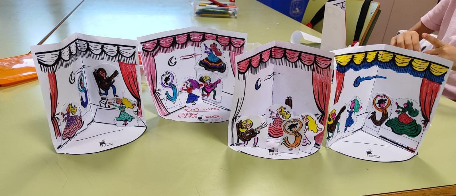 Taller por el día del Flamenco con primaria. 
  . 


   